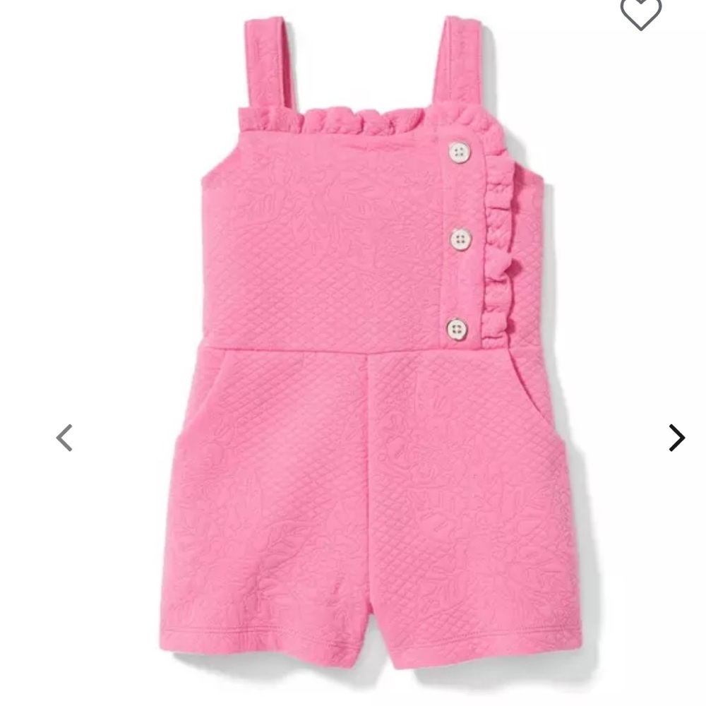 Quilted Floral Jacquard Romper by Janie and Jack